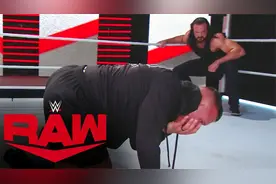 RAW1424：兰迪奥顿灰溜溜地离场 德鲁闪现 送上当晚第三个砍刀脚视频封面