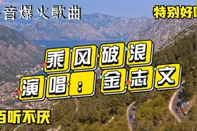 抖音爆火歌曲《乘风破浪》金志文  旋律动感欢快  好听不舍的删除