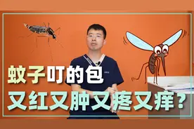 蚊子叮的包为什么又红又肿，又疼又痒？医生教你两招，有效止痒！视频封面