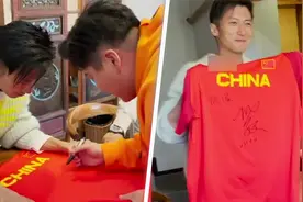 大型追星现场！谢霆锋向奥运冠军巩立姣要签名，高冷男神秒变迷弟