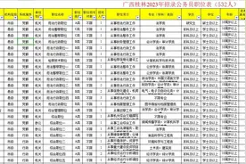广西桂林2023年招录公务员职位表532人视频封面