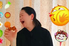 挑战吃货表情包，最后把自己打哭了？视频封面