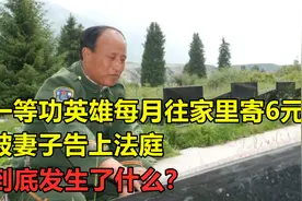 战斗英雄每月只往家里寄6元，被妻子告上法庭，实情让人肃然起敬视频封面
