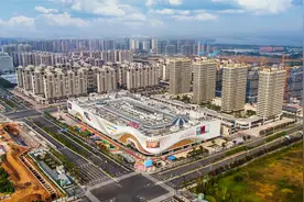 航拍南京三大副城之一的溧水，距离市中心约50公里但发展很好