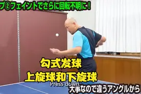 超快速奔上旋球和下旋球的发球教学（中英双字）视频封面