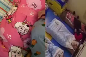 四川一早教中心胶带捆被子裹幼儿午休，园方称防受凉，家长不接受视频封面