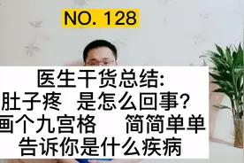 医生干货总结：肚子疼、腹部疼痛怎么回事？画个九宫格，帮你分析视频封面