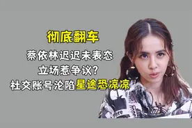 蔡依林终于翻车？因湾湾问题迟迟不表态惹众怒？网友：星途恐凉凉视频封面