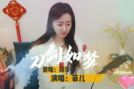 菲儿一首经典歌曲《刀剑如梦》DJ版，霸气侧漏，唱出了江湖的感觉
