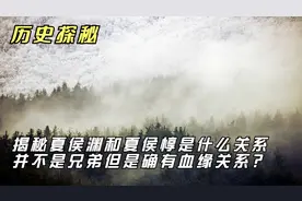 揭秘夏侯渊和夏侯惇是什么关系 并不是兄弟但是确有血缘关系？视频封面