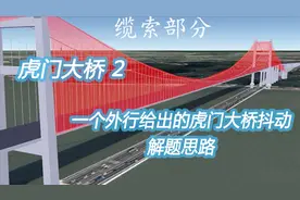 我从一个外行的角度分享一下虎门大桥抖动的解题思路视频封面