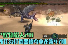木子小驴解说《PSP怪物猎人2G》训练所任务打倒黑狼鸟电龙第47期视频封面