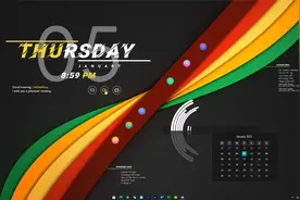 适用于Windows的简单背景桌面主题视频封面