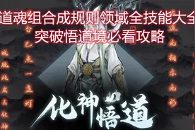 鬼谷八荒悟道境道魂组合规则领域全技能大全（含隐藏属性）视频封面