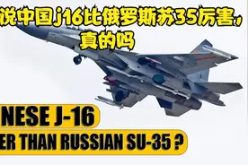 外媒说中国j16比俄罗斯苏35厉害，真的吗视频封面