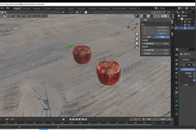 blender苹果建模-13（苹果切割的制作）新手小白实战教程视频封面