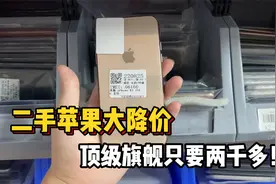 二手苹果机大降价，万元顶级旗舰XSM只要两千多，用起来真爽！视频封面