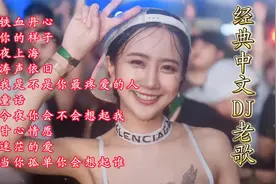 【高音质】十首联播经典中文DJ老歌《铁血丹心》《夜上海》视频封面
