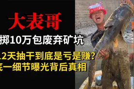 大表哥花10万抽干废弃矿坑，到底是亏是赚？坑底细节曝光背后真相视频封面