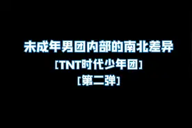 【TNT时代少年团】未成年男团内部的南北差异2.0