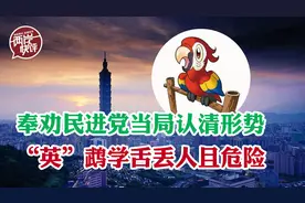 劝民进党当局认清形势处境，“英”鹉学舌丢人且危险