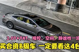 买合资B级车一定选这4款，2.0T+9AT提速7.2秒，比奔驰E级还大气视频封面