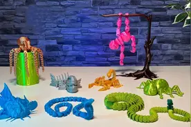 3D打印令人惊叹的8种立体动物！这也太神奇了吧 已发布视频封面