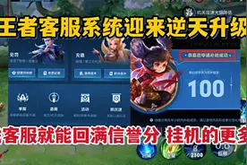 王者客服系统逆天升级！找客服就能瞬间回满信誉分，挂机的更多了视频封面