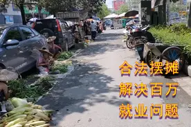国家允许合法摆摊，解决百万就业问题，看看街道随处可见移动摊位视频封面