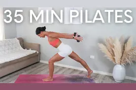 35分钟全身锻炼在家普拉提举重