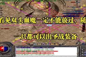 热血传奇：看见双头血魔一定不能放过，随便一只都可以出圣战装备