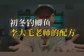初冬钓鲫鱼，10位老师傅和李大毛老师的用饵配方经验分享，学习了视频封面