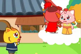 猫小帅故事之七仙女和董永：仙女与凡人的爱情故事，结局好难过！视频封面