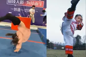 贵州6岁女孩练就空翻绝技，从小酷爱搏击，妈妈：男孩都打不过她视频封面