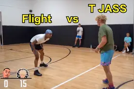 T Jass | Flight实战篮球被打爆，TJass和油管网红Flight视频封面