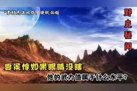 夏侯惇如果眼睛没瞎,他的武力值属于什么水平？视频封面