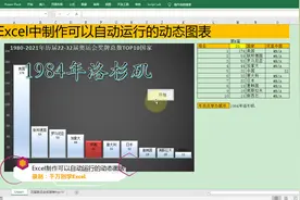Excel中制作可以自动运行的动态图表，简单到没朋友！视频封面