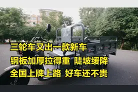 五羊电动三轮车又出一款新车！拉得重，陡坡缓降，全国上牌上路视频封面