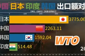 近60年中日韩印四国出口额对比，加入WTO后，中国外贸开始腾飞了视频封面