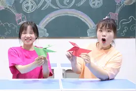 胖妞用彩色卡纸折小鸟，萌萌的还会说话哦，超级简单又好玩！视频封面