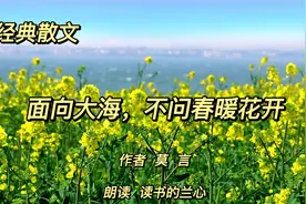 经典散文《面向大海，不问春暖花开》，莫言，点亮心灯，扬帆远航视频封面