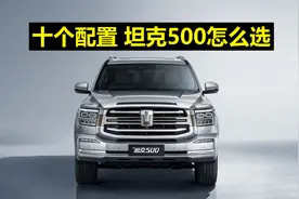 十个配置，坦克500怎么选？
