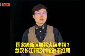 国家级新区降格省级申报？武汉长江新区拼抢政策红利视频封面