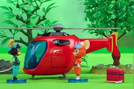 舒克贝塔：小猫被困在了屋顶，舒克和贝塔开直升机来救援！视频封面