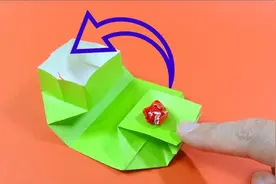 教你折纸简单好玩的投篮小玩具，下课十分钟玩一玩，太爽了！