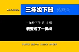 “我”变成一棵树后发生了哪些有趣的事情？视频封面