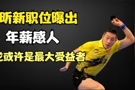许昕新职位曝出！年薪感人，马龙或是最大受益人视频封面