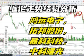 鸿远电子，拓邦股份，晶科科技，中科曙光走势结构分析 11.27视频封面