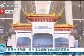 南京禄口机场T1航站楼月底重启 一进门就是“天下文枢”牌坊视频封面