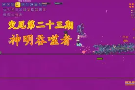 【泰拉瑞亚】灾厄第二十三期 击败神明吞噬者！被丛林龙吊锤！！视频封面